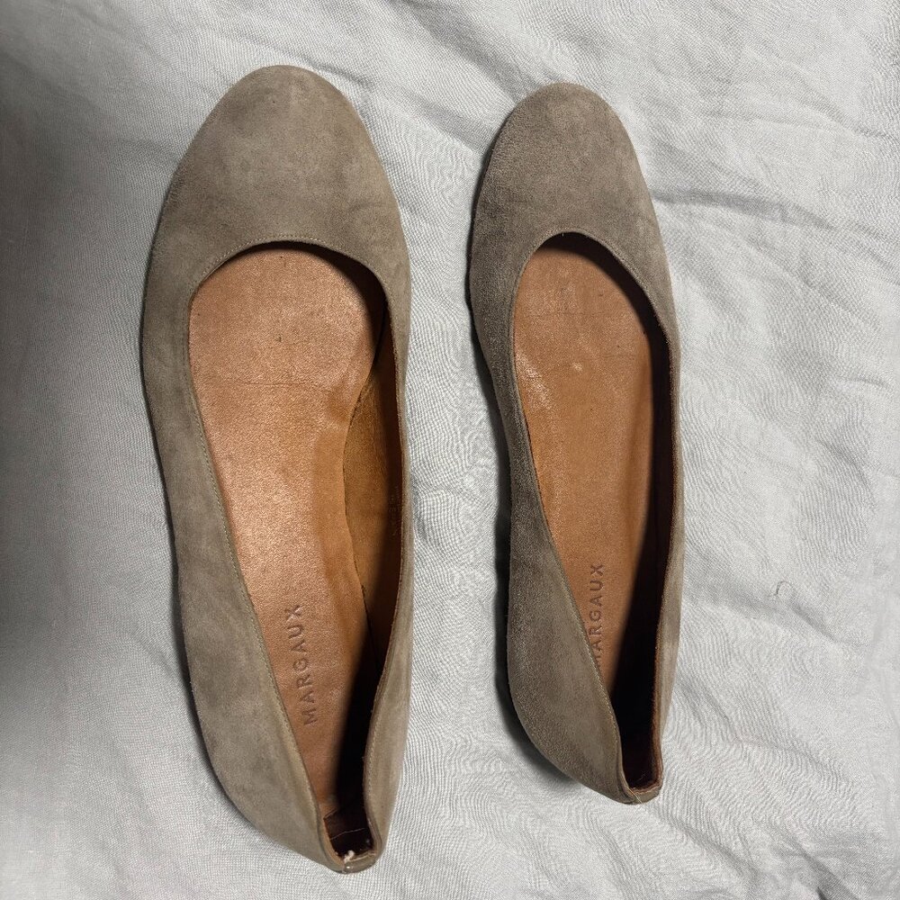 Margaux suede flats - size 40